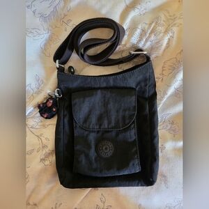Kipling Women’s Julieta Nylon Crossbody Bag with Adjustable Strap Black